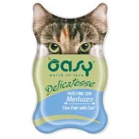 OASY Delicatesse Adult Cat Pate Влажный корм для взрослых кошек (с треской)
