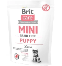 BRIT CARE GF Mini Puppy Сухий гіпоалергенний корм для цуценят міні порід (з ягняти)