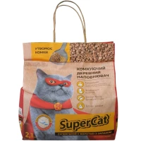 SUPER CAT Наповнювач деревний для котячих туалетів