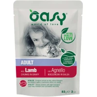 OASY Adult Cat Вологий корм для дорослих котів (з ягням)