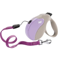 FERPLAST Amigo Cord Beige-Violet Повідець-рулетка для собак