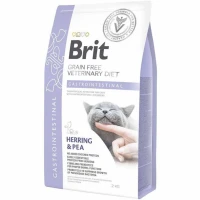 BRIT GF VetDiets Cat Gastrointestinal Сухой корм для котов с нарушениями пищеварения (с селедкой, лососем, яйцом и горохом) BRIT GF VetDiets Cat Gastrointestinal Сухой корм для котов с нарушениями пищеварения (с селедкой, лососем, яйцом и горохом)