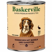 BASKERVILLE Влажный корм для взрослых собак всех пород (кролик с вермишелью) BASKERVILLE Влажный корм для взрослых собак всех пород (кролик с вермишелью)