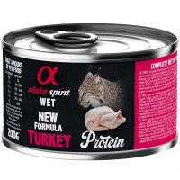 ALPHA SPIRIT Turkey Protein for Adult Cat Влажный корм для взрослых котов всех пород (с индейкой)