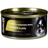 ANIMALL Вологий корм для дорослих собак усіх порід (з куркою в ніжному желе)