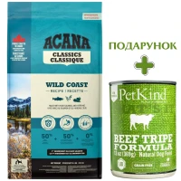 ACANA Wild Coast Recipe Сухой корм для собак всех пород и возрастов (с лососем)
