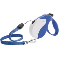 FERPLAST Amigo Cord Blue-White Повідець-рулетка для собак