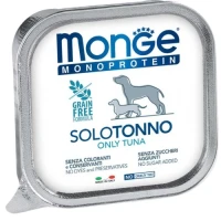 MONGE Dog SOLO 100% Monoprotein Вологий корм для дорослих собак усіх порід (з тунцем)