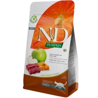 FARMINA Cat N&D Grain Free Pumpkin Сухой корм для взрослых кошек (с тыквой, олениной и яблоком)