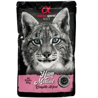 ALPHA SPIRIT Ham Mousse Cat Вологий корм для котів старше 1 року (з шинкою)