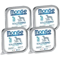 MONGE Dog SOLO 100% Monoprotein Вологий корм для дорослих собак усіх порід (з тунцем)
