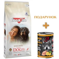 BONACIBO Adult Dog High Energy Chicken&Rice with Anchovy Сухой корм для взрослых активных собак всех пород (Курица и рис)