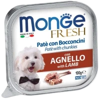 MONGE Dog Fresh Вологий корм для дорослих собак усіх порід (з ягням)