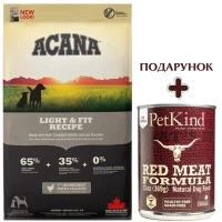 ACANA Light&Fit Recipe Сухой корм для поддержания здорового веса тела взрослых собак всех пород (с курицей)