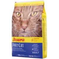 JOSERA DailyCat Сухий корм для дорослих котів з чутливим травленням (з куркою)