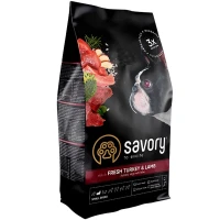 SAVORY Small Breed Rich in Fresh Turkey and Lamb Сухий корм для собак малих порід (з ягням та індичкою)