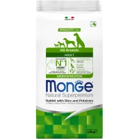 MONGE Dog All Breeds Adult Сухий корм для дорослих собак усіх порід (з кроликом)