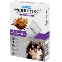 SUPERIUM Невертікс Протикліщові краплі на холку для собак