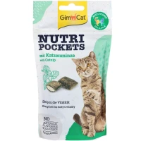 GIMCAT Nutri Pockets Ласощі для котів (з котячою м'ятою та мультивітамінами)