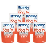 MONGE Dog Grill Вологий корм для дорослих собак усіх порід (з лососем)