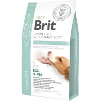 BRIT VetDiets Dog Struvite Сухой корм для собак при заболеваниях мочевыводящих путей (с яйцами и горохом)