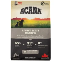 ACANA Light&Fit Recipe Сухой корм для поддержания здорового веса тела взрослых собак всех пород (с курицей)