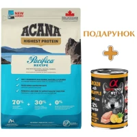 ACANA Pacifica Dog Recipe Сухий корм для собак всіх порід та вікових категорій (оселедець, макрель, камбала)