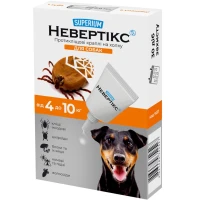 SUPERIUM Невертікс Протикліщові краплі на холку для собак
