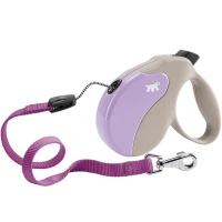 FERPLAST Amigo Cord Beige-Violet Повідець-рулетка для собак