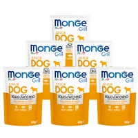 MONGE Dog Grill Puppy & Junior Вологий корм для цуценят усіх порід (з куркою та індичкою) MONGE Dog Grill Puppy & Junior Вологий корм для цуценят усіх порід (з куркою та індичкою)