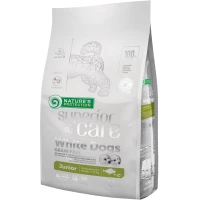 NATURE'S PROTECTION Superior Care White Dogs Grain Free Сухой корм для щенков мелких пород с белым окрасом (с белой рыбой)
