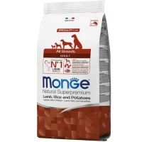 MONGE Dog All breeds Adult Сухий корм для дорослих собак усіх порід (з ягням)