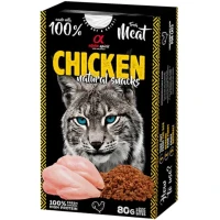 ALPHA SPIRIT Cat Chicken Natural Snacks Напіввологі ласощі для дорослих котів всіх порід (з куркою)