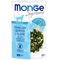 MONGE Cat Adult Вологий корм для дорослих котів (з тунцем, кіноа та морськими водоростями) MONGE Cat Adult Вологий корм для дорослих котів (з тунцем, кіноа та морськими водоростями)
