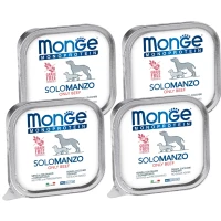 MONGE Dog SOLO 100% Monoprotein Вологий корм для дорослих собак усіх порід (з яловичиною)