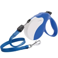 FERPLAST Amigo Cord Blue-White Повідець-рулетка для собак