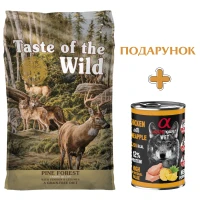 TASTE OF THE WILD Pine Forest Canine Formula Сухой корм для собак всех пород и всех стадий жизни (с олениной)