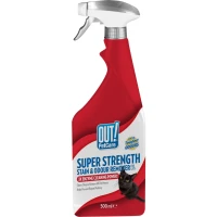 OUT! Super Strength Stain & Odour Remover Засіб для видалення плям і запахів від життєдіяльності тварин з килимових та твердих поверхонь