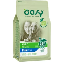 OASY Lifestage Adult Medium Сухий корм для дорослих собак середніх порід (з рибою)