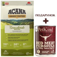 ACANA Grasslands Dog Recipe Сухий корм для собак усіх порід та вікових категорій (з ягням та качкою)