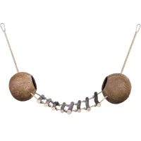 NOBBY Іграшка для папуг "Місток з 2 кокосовими дуплянками"