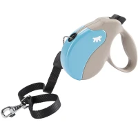 FERPLAST Amigo Cord Beige-Blu Поводок-рулетка для собак