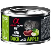 ALPHA SPIRIT Duck with Green Apple for Adult Cat Влажный корм для взрослых котов всех пород (с уткой и зелеными яблоками)