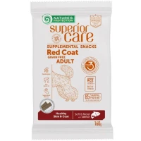 NATURE'S PROTECTION Superior Care Red Coat Healthy Skin & Coat Ласощі для дорослих собак з рудим забарвленням (з лососем)