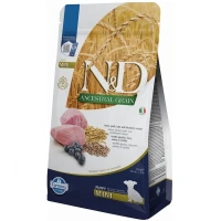 FARMINA N&D Low Grain Сухий корм для цуценят дрібних порід (з ягням та чорницею)