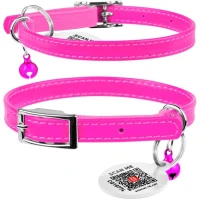 COLLAR WAUDOG Glamour XXS Нашийник для котів з QR паспортом