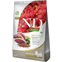 FARMINA N&D Grain Free Quinoa Neutered Сухий корм для дорослих стерил. собак дрібних порід (качка, кіноа, броколі та спаржа)