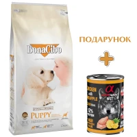 BONACIBO Puppy Chicken&Rice with Anchovy Сухий корм для цуценят всіх порід (з куркою та рисом)