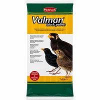 PADOVAN Valman Black Pellets Повнораціонний корм для комахоїдних птахів, майнів та інших птахів