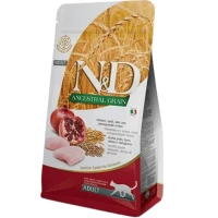 FARMINA Cat N&D Low Grain Сухой корм для взрослых кошек (курица с гранатом) FARMINA Cat N&D Low Grain Сухой корм для взрослых кошек (курица с гранатом)